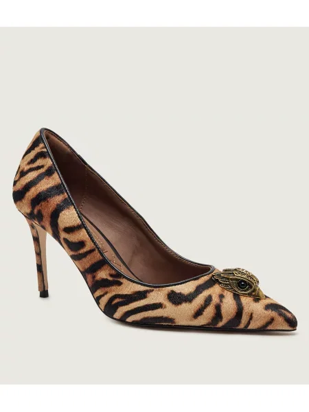 Kurt Geiger Bőr tűsarkú cipő Belgravia Eagle Court barna