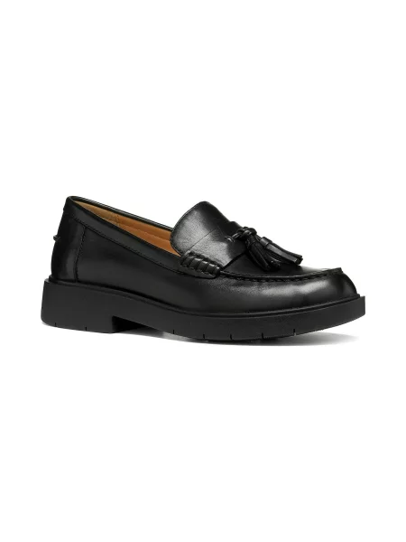 Pantofi loafer Geox negru