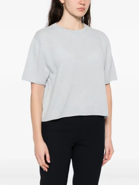 Тениска Lisa Yang с кръгло деколте синьо