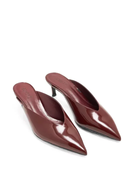 Papuci tip mules Schutz roșu