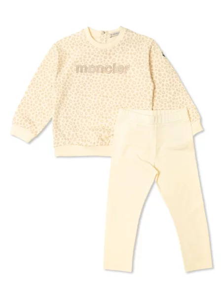 Komplet dresowy dziecięcy Moncler Enfant żółty