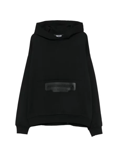 Hanorac cu glugă Just Cavalli negru