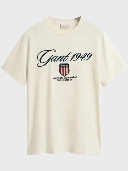 Футболка Gant біла
