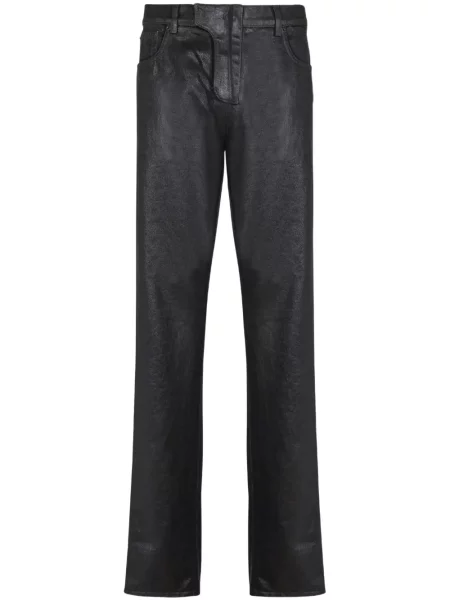 Kalhoty Balmain s autogramem černé