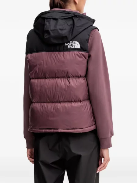Vestă The North Face cu glugă violet