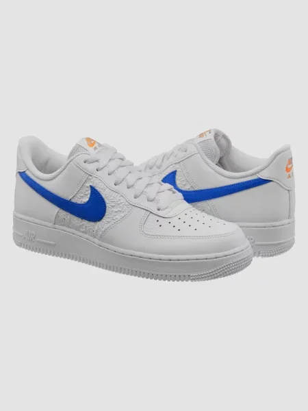 Кожаные кроссовки Nike Air Force 1 белые