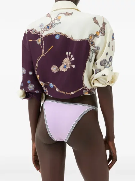 Bikiny Versace fialová