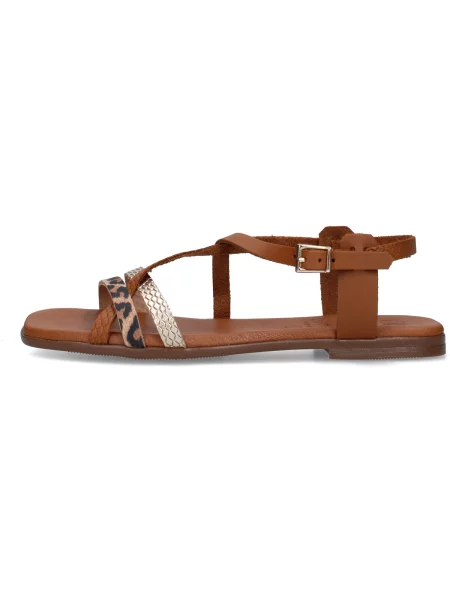 Pantofi Oh My Sandals maro