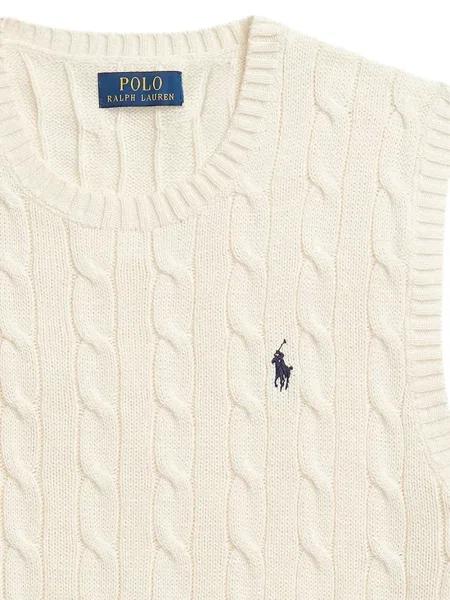 Μικρός κασκέτο Polo Ralph Lauren με χαμηλή μέση υφαίνω διαγωνίως πράσινο