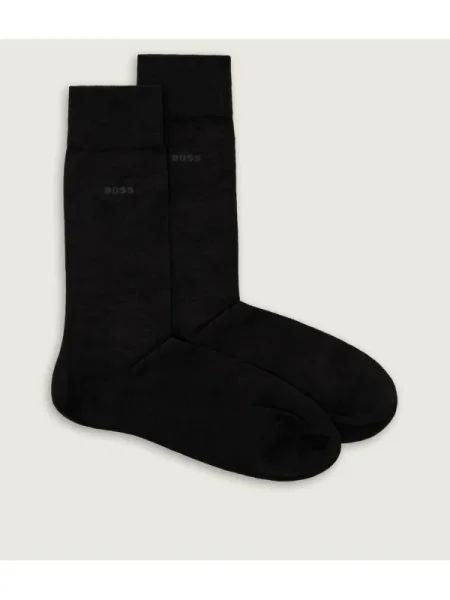 BOSS BLACK De lână șosete 2P RS Uni negru