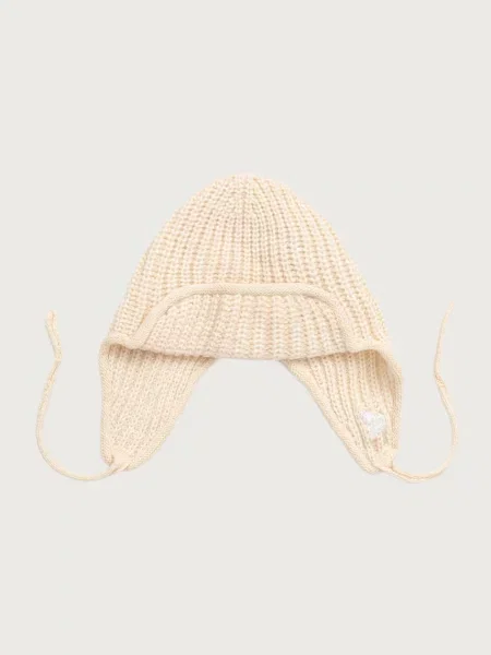 Kangol căciulă cu urechi pentru femei cu amestec de lână TRAPPER MIXED bej
