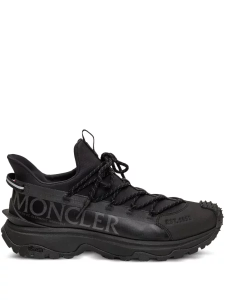 Sneakerși Moncler Trailgrip cu imagine negru