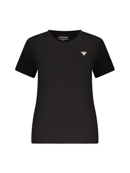T-shirt Guess JEANS Classic Mini Triangle Tee Jet Black S czarna