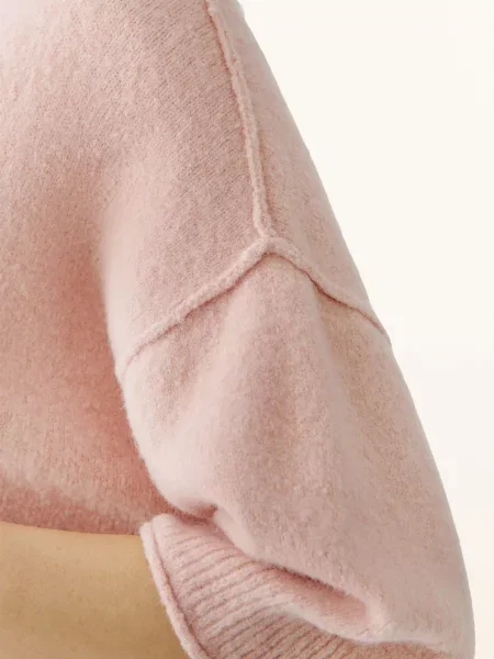 Oui Koszulka Z Dzianiny rosa