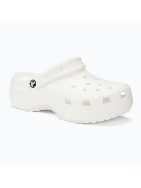 Dámske šľapky Crocs Classic Platform Clog white biela