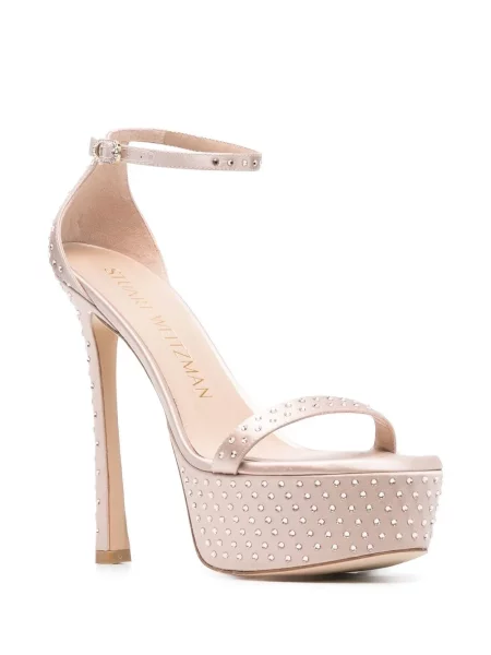 Sandale Stuart Weitzman cu platformă roz