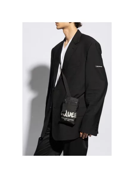 Torba crossbody Alexander Mcqueen czarna