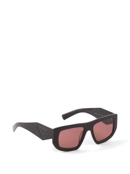 Ochelari de soare Prada Eyewear cu autograf maro