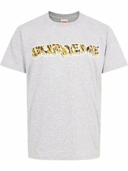 Tricou Supreme cu imagine gri