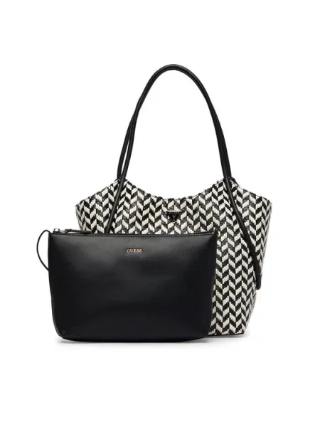 Τσάντα Guess Tessi μαύρο