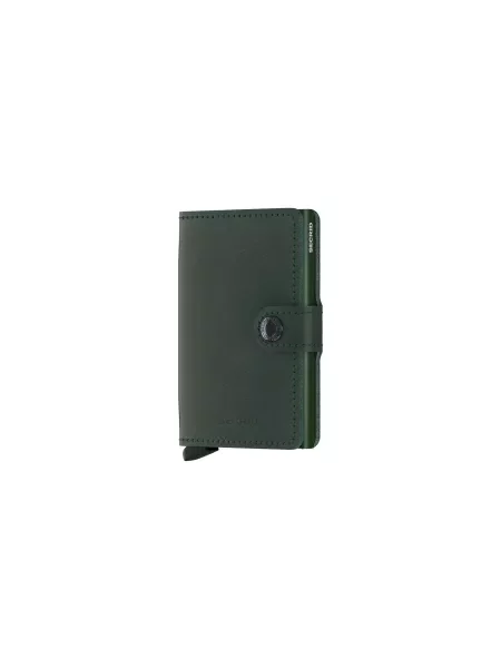 Secrid Portfel skórzany M.Green-Green zielony