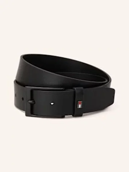 Pásek Tommy Hilfiger Layton Ext Belt Black černý