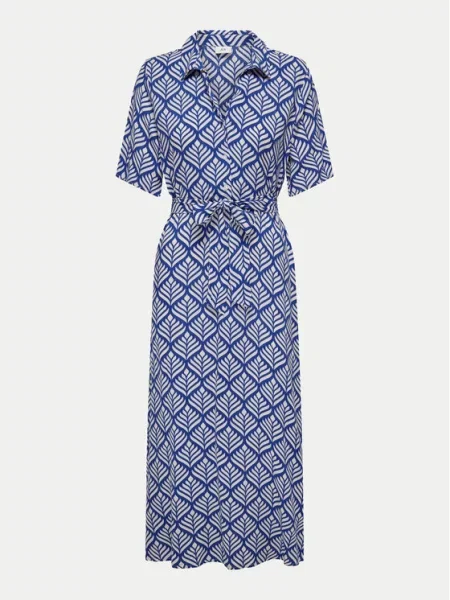 Srajčna obleka JDY modra