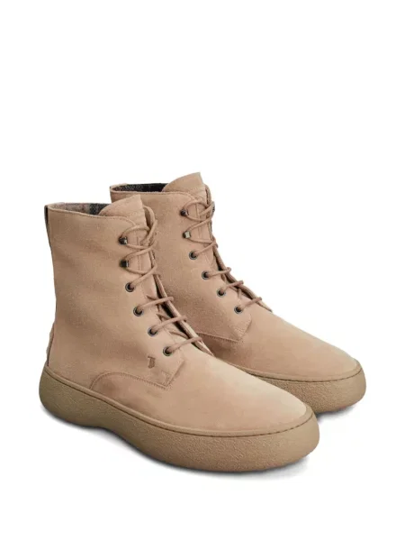 Botine Tod's cu șireturi din dantelă