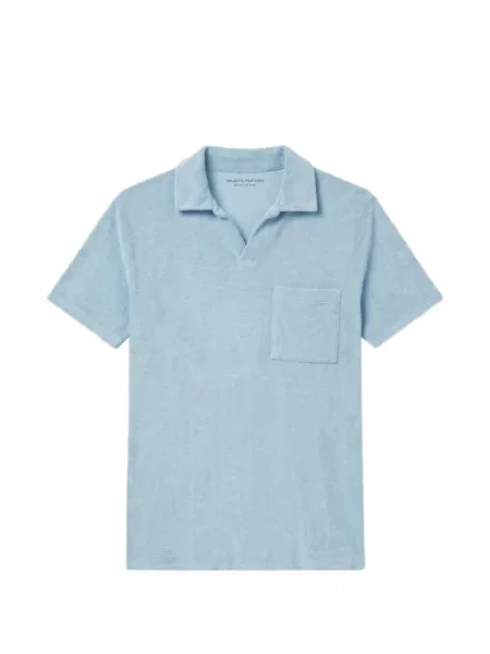 Tricou polo Majestic Filatures albastru