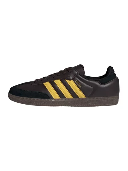 Sneakersy Adidas Samba zamszowe brązowe