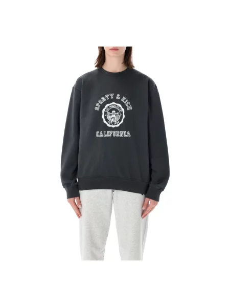 Bluza nierozpinana Sporty And Rich czarna