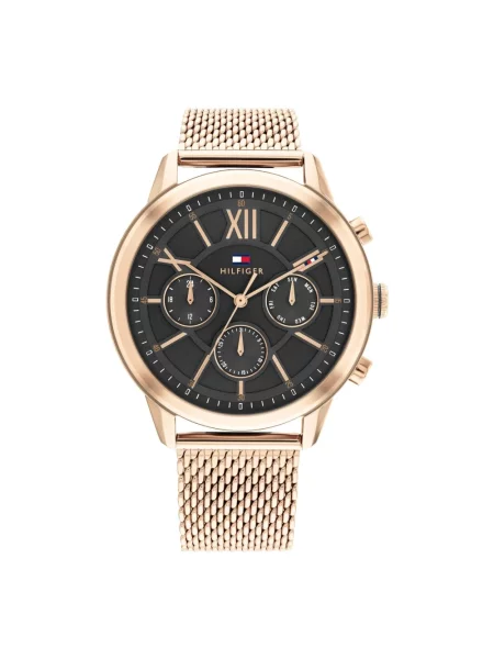 Zegarki Tommy Hilfiger Rose Gold/ Black Universal żółty