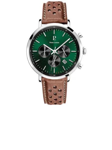 Pierre Lannier Analogové hodinky Chronograph Baron' zelená