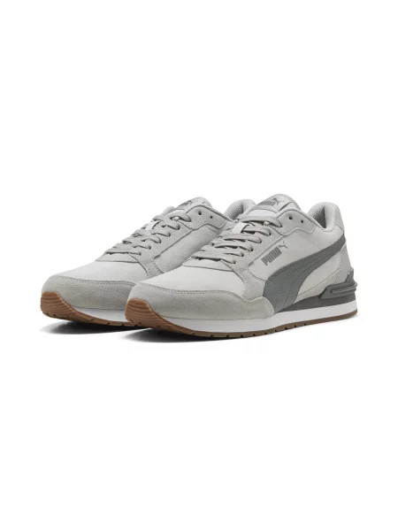 Sneakersy zamszowe unisex ST Runner v4 PUMA szare