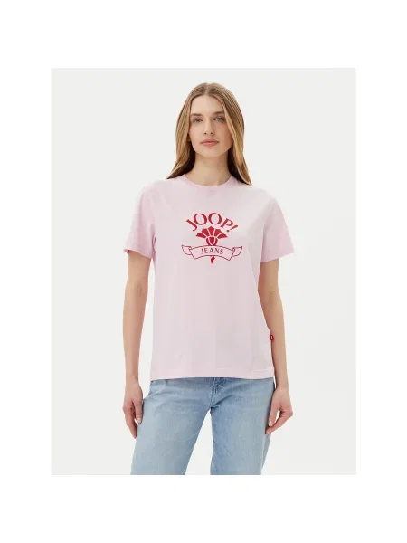 JOOP! Jeans Póló Toldi Regular Fit rózsaszín