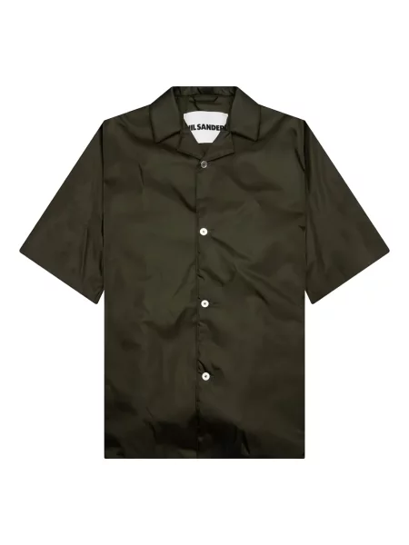Cămașă Jil Sander scurtă verde
