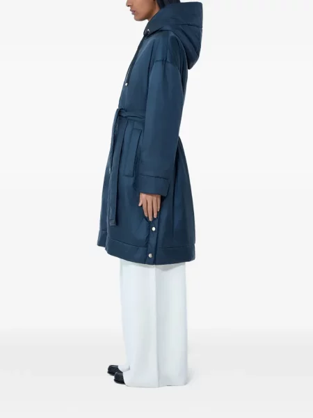 Kapucnis kabát Max Mara kék