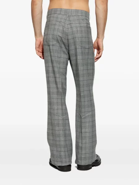 Pantaloni Amiri în carouri gri