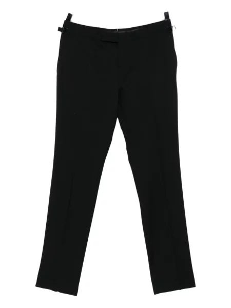 Keprové kalhoty Tom Ford černé