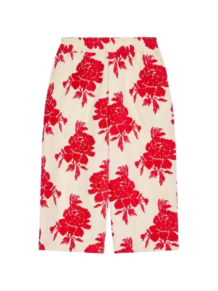 Pantaloni Dries Van Noten cu model floral