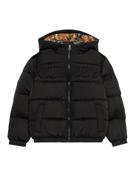 GUESS Geacă de iarnă negru