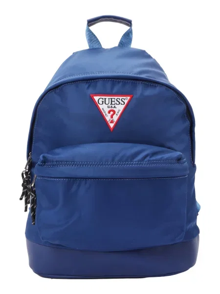 GUESS Rucsac albastru / roșu alb