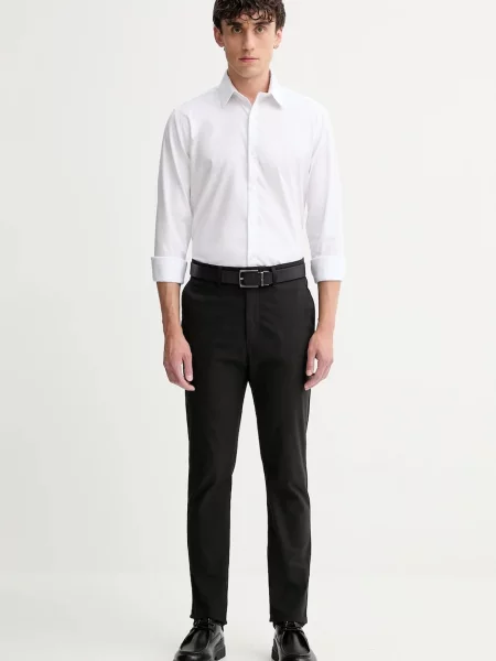 Calvin Klein spodnie dopasowane czarny