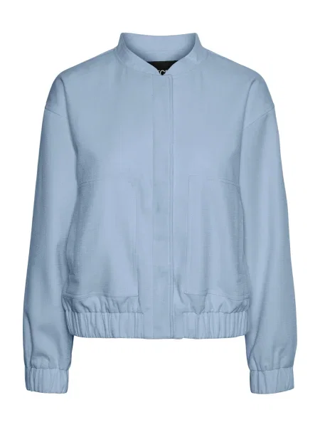 PIECES Geacă de primăvară-toamnă PCANNIE deschis albastru