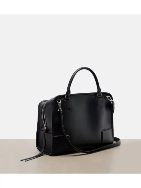 Top Loewe din piele negru