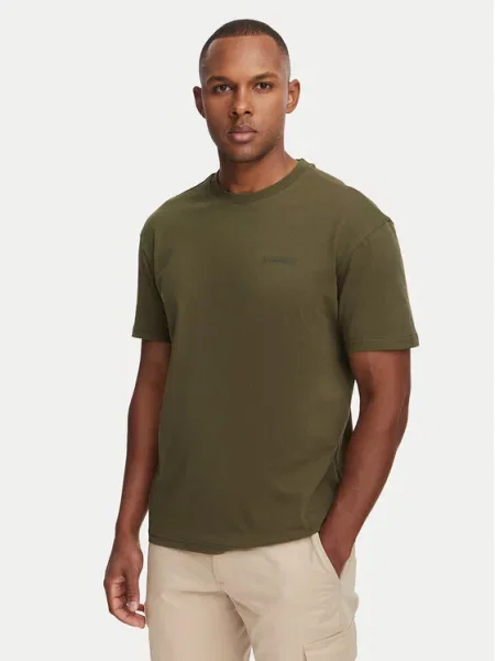 Napapijri T-Shirt Yourte Σκούρο πράσινο