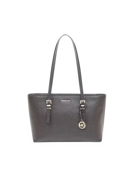 Shopperka Michael Michael Kors skórzana brązowa