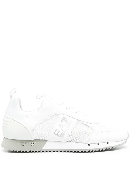 Sneakerși Ea7 Emporio Armani cu dungi alb