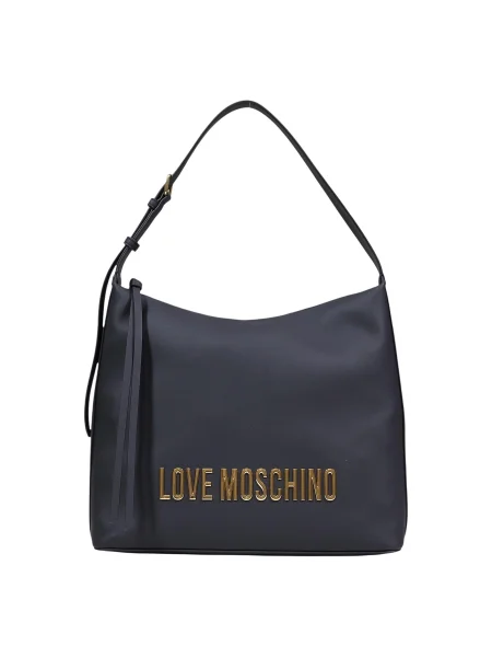 Pisemska torbica Love Moschino modra