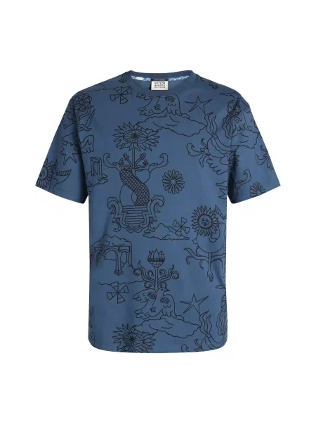 SCOTCH & SODA Tricou bleumarin negru